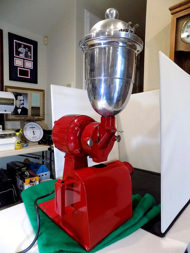 VTG. Coffee Grinder B.C. Holwick  1/4hp Motor in EXCELLENT WORKING CONDITION!