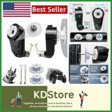 High Torque 2PCS 24V Motor Gearbox Set - 35000RPM Upgrade Kit for Power Wheels