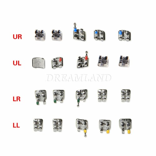 10 packs Dental metal Orthodontic Braces Brackets Mini Roth 022"Slot 3 Hooks #3 - Bild 11 von 11