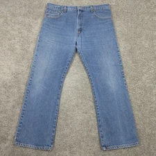 Levis Jeans Mens 38x30 Blue 517 Bootcut Western Cowboy Rodeo Ranch Denim Pants