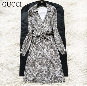 Robe femme GUCCI Flora Floral avec ceinture dorée taille M
