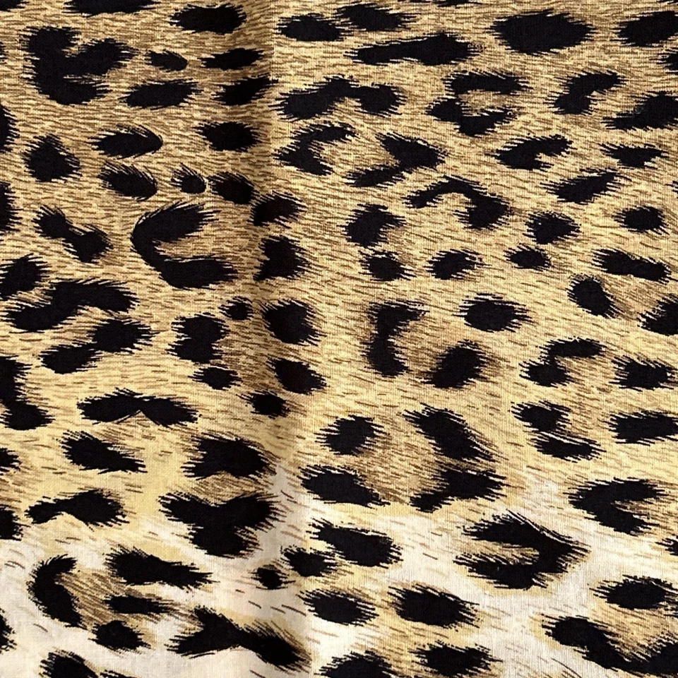 Tela de algodón Romanex Boussac Panthere de Somalie animal estampado restos chatarra Foto 2 de 4