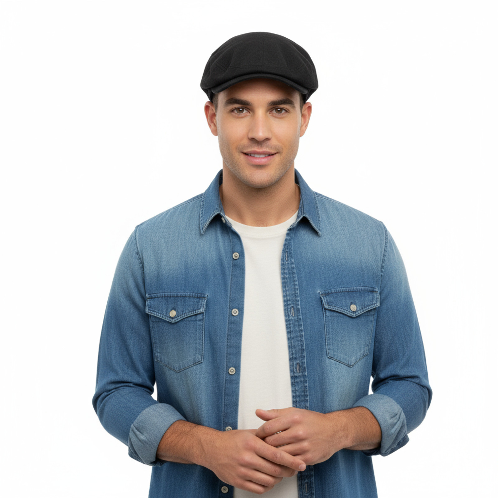 Мужская черная льняная плоская кепка Dolce - Gabbana роскошный головной убор-Adult M 16790₽