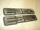 2 FORD E350 FENDER EMBLEMS Pair Econoline Van stick on READ AD