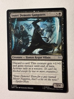 Inner Demons Gangsters 0057 Near Mint SPM Marvel's Spider-Man MTG Magic