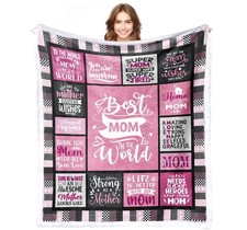 Mom Blanket Gift for Mom for Mothers Day from Daughter Moms Gift from Son - Best