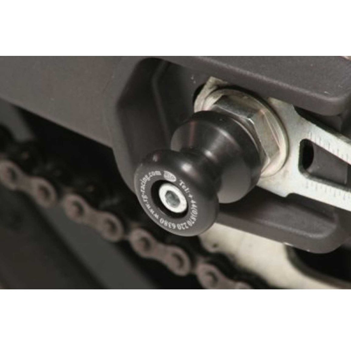 R&G Spindle Sliders Black - Ducati Monster 696 2008 - 2014