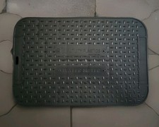 Water Meter 10x15x1.75 Black Lid Irrigation Cover Durable Polypropylene
