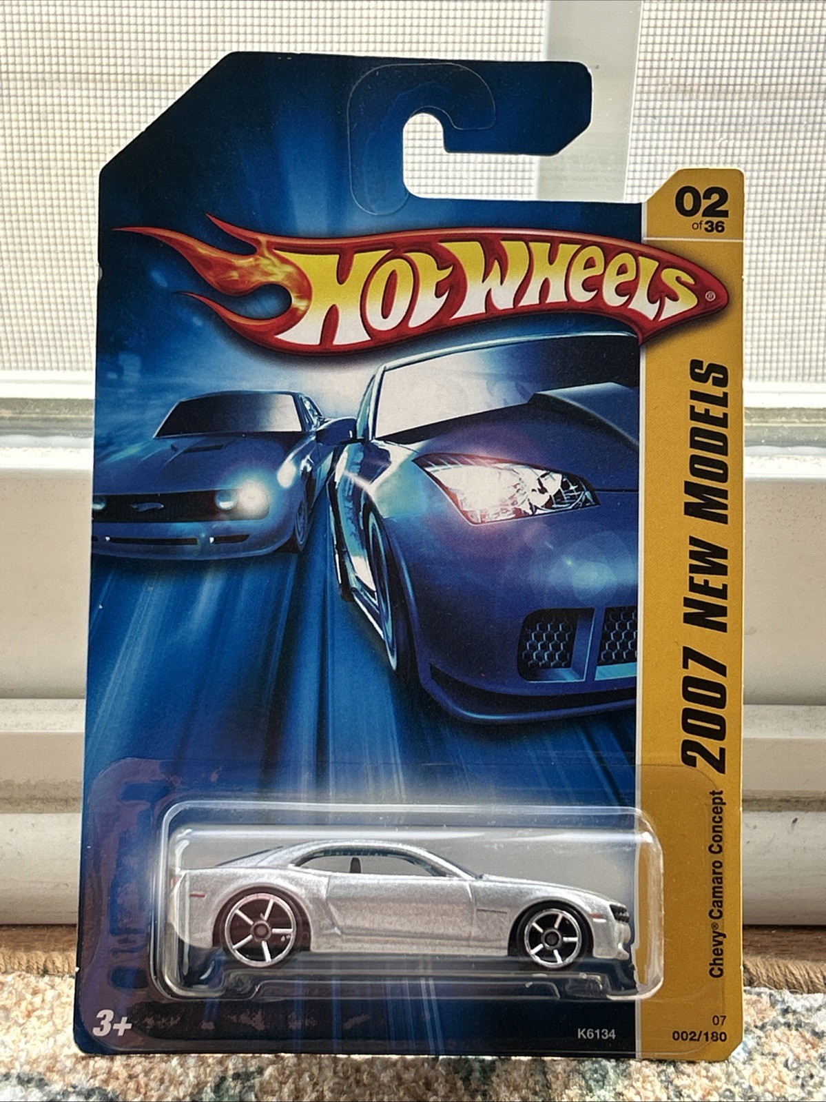 Hot Wheels Chevy Camaro Concept In Silver From 2007 New Models In Package