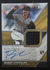 2026 Topps Series 1 Bubba Chandler #MLMA-BC Rookie Patch Auto (RC)