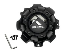 Fuel Matte Black Wheel Center Cap with Screws 1001-59B