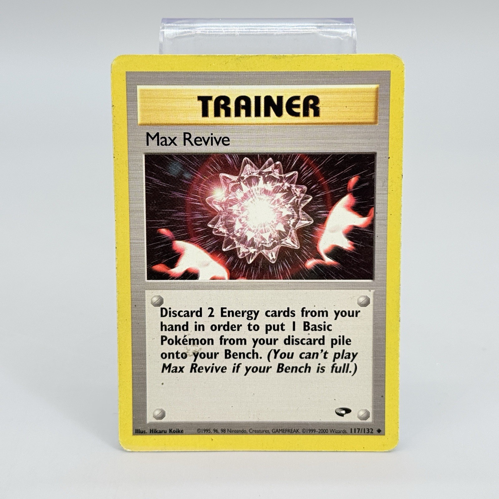 Pokemon TCG Trainer Max Revive 117 /132 Gym Challenge Vintage 2000 Card MP
