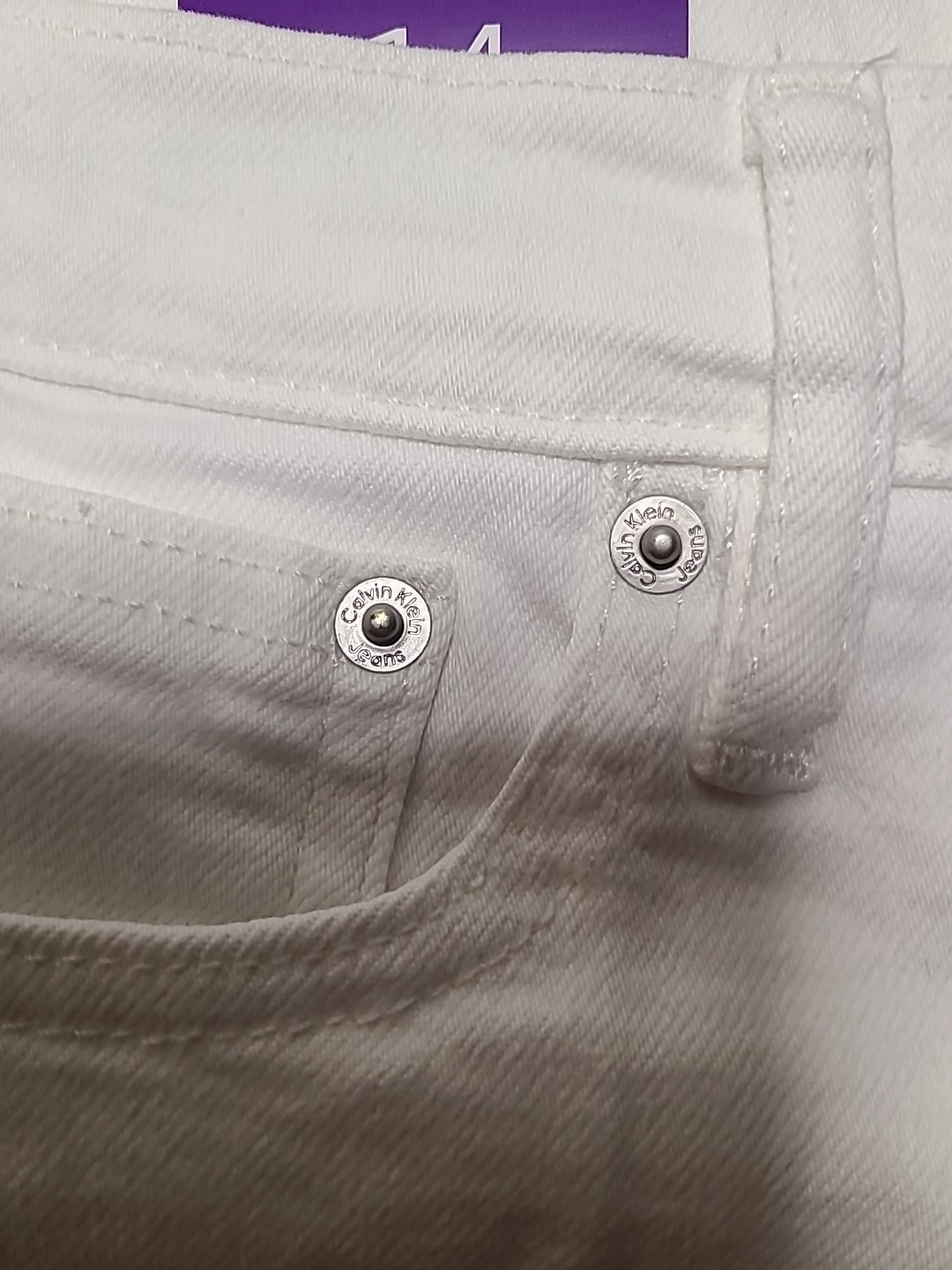 Calvin Klein Jeans Ladies' 5-Pocket Denim Short thumbnail 8