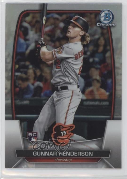 2023 Bowman Chrome Refractor 382/499 Gunnar Henderson #10 b4d