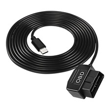 OBD Power Cable for Dash Camera Type C OBD2 3.5 meters, Black
