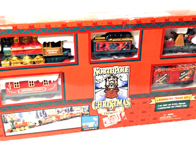 1996 Toy State North Pole Christmas Magic Express Animated Musical