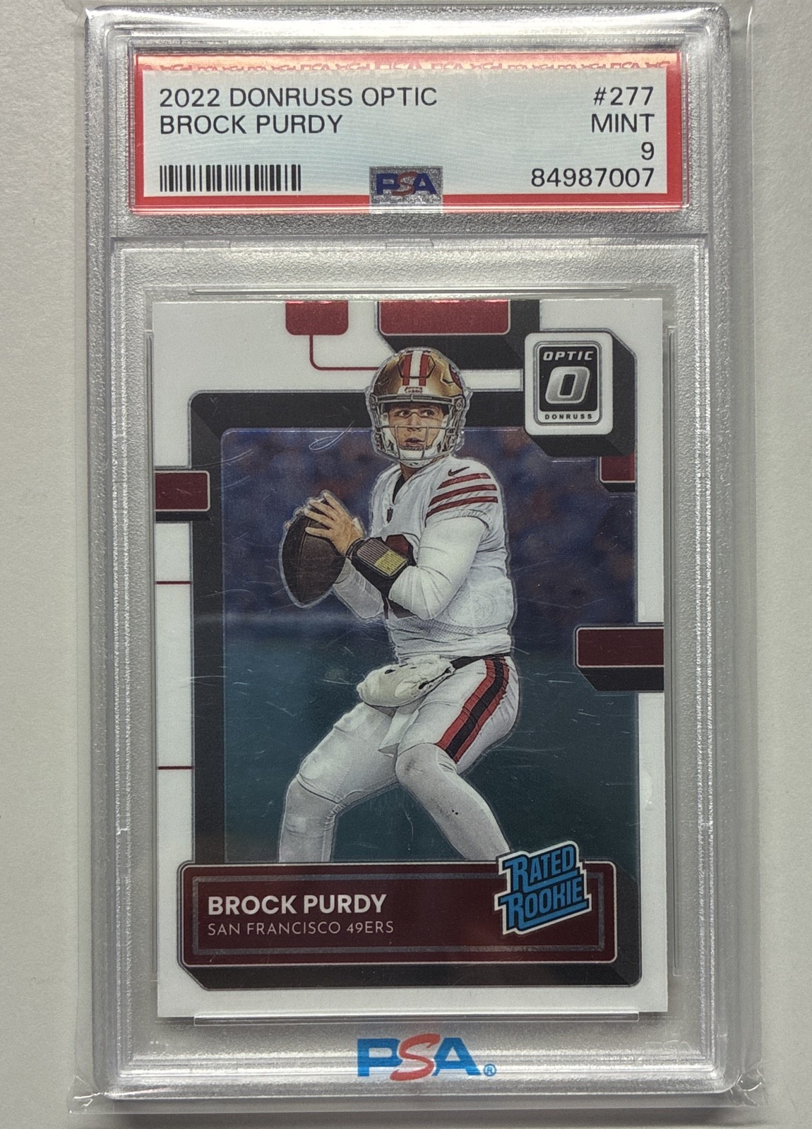 2022 Panini Donruss Optic - Rated Rookie Brock Purdy #277 (RC)