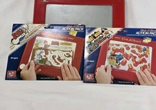 VINTAGE LOT Etch A Sketch Ohio Art Toy 505 Batman, Wonder Woman, Bugs Bunny