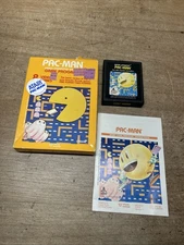 PAC MAN  - Atari 2600 -  Orange Box And Manual