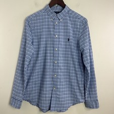 Polo Ralph Lauren Performance Boys XL 18-20 Plaid Button Down Long Sleeve Shirt