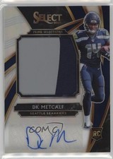 2019 Panini Select Prime Selections Signatures 21/49 DK Metcalf #PSP-DK Auto 6ed