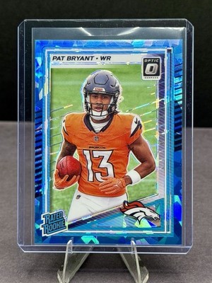 2025 Donruss Optic Pat Bryant #215 Ice /15 RC Broncos *Rookie*