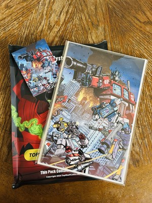TRANSFORMERS #1 CVR JIMBO SALGADO 11TH PRNTG OPTIMUS VIR TOPSHELFCOMIC LTD 300