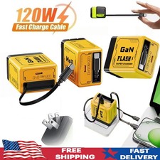 2 In 1 GaN Charger Scalable 120W Max Fast Charger Module With Type C  USB Ports