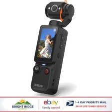 Vlogging Camera with 180 Rotating Lens and 32GB Card for Content Creation