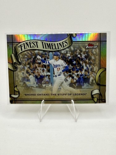 2026 Topps Finest Shohei Ohtani Finest Timelines Refractor FT-23 L. A. Dodgers