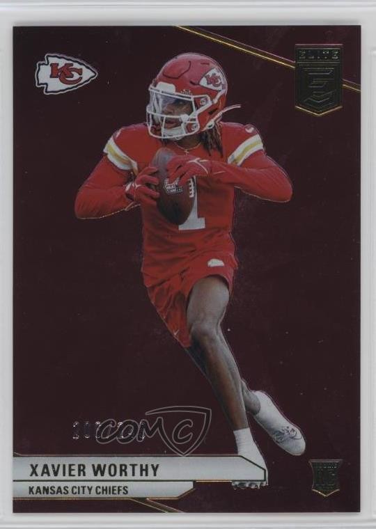 2024 Panini Donruss Elite Rookies Maroon /249 Xavier Worthy #186 Rookie RC 13ql