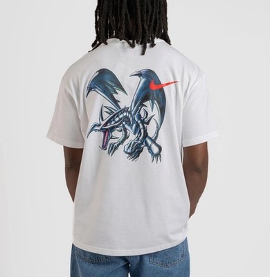 Nike x Yu Gi Oh! Red Eyes Black Dragon Tee White - Size XL