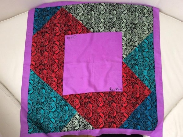 Women Nina Ricci Scarf Red One size #BC4X