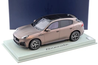 1:18 BBR Maserati Grecale Trofeo 2022 Métallique Mat Bronze Dealer Version - Photo 1/4