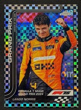 2025 Topps Chrome Formula 1 F1 Lando Norris #127 Checker Flag Refractor 🔥