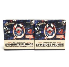 (2 PACK) Dr. Squatch Men's Natural Soap - Symbiote Plunge, 5 oz