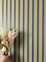 Newroom Vliestapete OlivgrüN Holzpaneele Skandinavisch Modern Wohnzimmer Flur