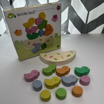 Tender Leaf Wood Toy Rocking Baby Birds 18 Months Toddler Fine Motor Skills