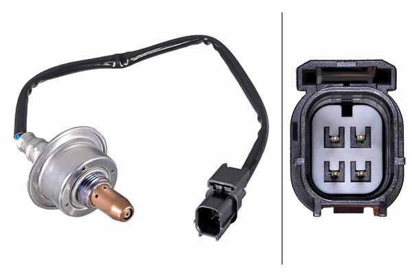 Hella Lambdasonde Sensor Abgassteuerung 6PA 358 221-661 FüR Honda Accord 8 CU CW-image
