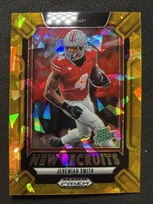 2025 Panini Draft Picks - New Recruits Jeremiah Smith #25 Gold Ice Prizm (RC)