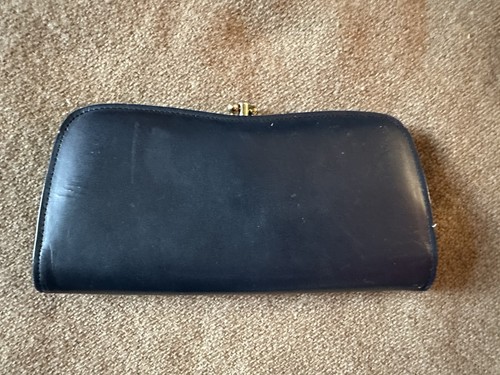 Amity Blue Leather Wallet