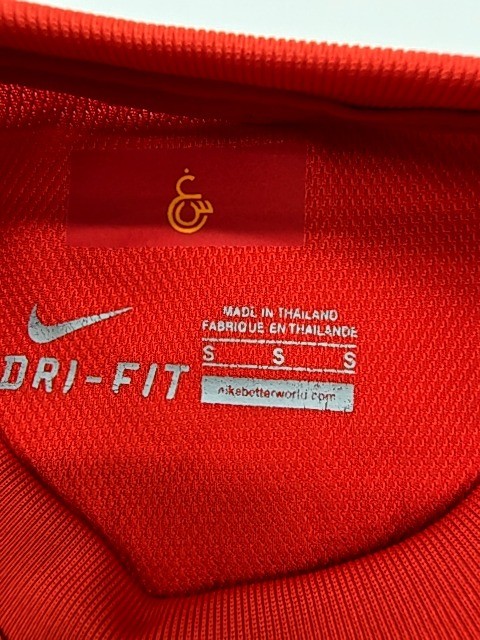 Nike Kids Jersey Red Striped S Dri-Fit Mesh Polyester image 3