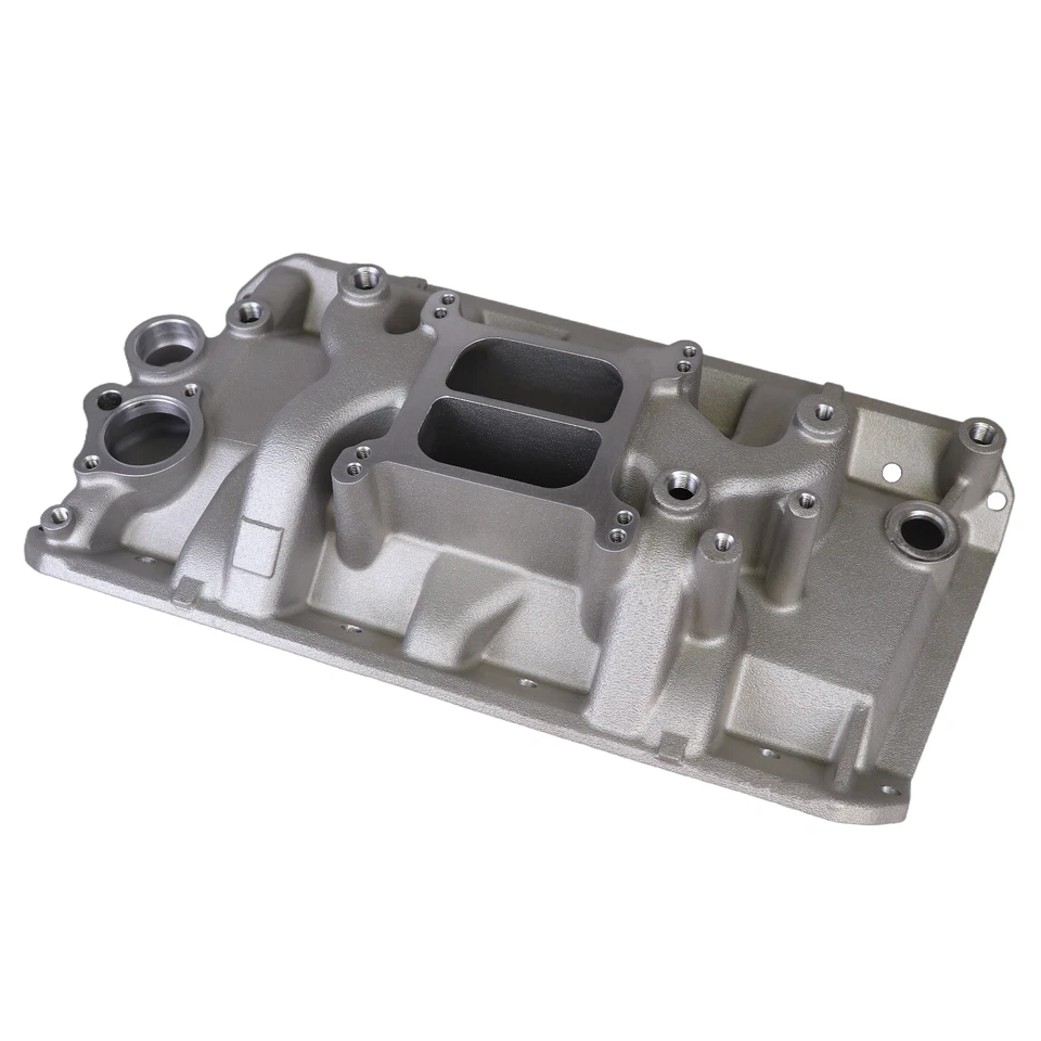 Dual Plane Aluminum Intake Manifold For AMC V8 1970-91 290 304 343 360 390 401 Foto 4 de 4