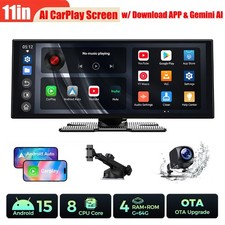 LAMTTO 11 Zoll Wireless CarPlay Display mit G...
