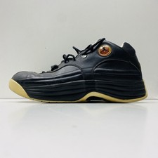 Jordan Men Athletic Jumpman Team Pro 644938-002 Black White Leather Shoe Size 12