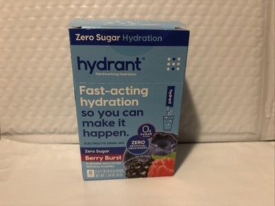Hydrant, Zero Sugar Hydration, Berry burst, 8-0.15oz Sticks,