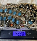 Vintage to Now Craft Costume Jewelry Lot - Use For Crafting, Parts & Repair 4+Lb