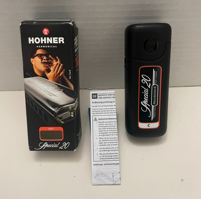 -Open Box- Hohner Harmonica Special 20 C-Major Instrument