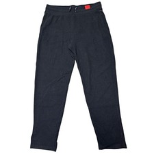 New Marc New York Andrew Marc Black Ribbed Knit Jogger Pants Womens Size Medium