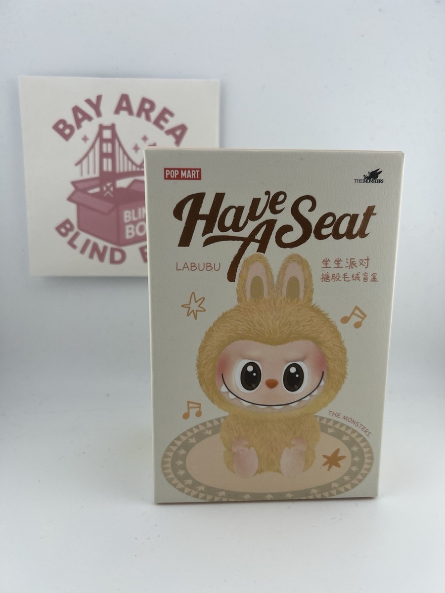 DADA AUTHENTIC 2024 Pop Mart LABUBU HAVE A SEAT Original *SEALED